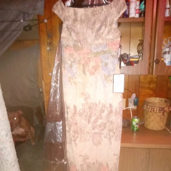 Adrianna Papell Multicolor Floral Maxi Dress - Picture 3 of 4